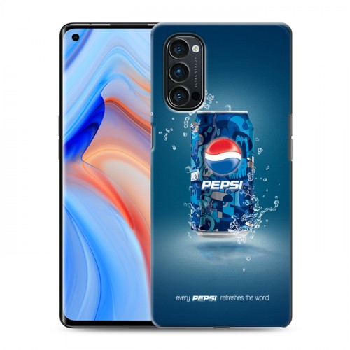 Дизайнерский пластиковый чехол для OPPO Reno4 Pro Pepsi