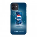 Дизайнерский силиконовый чехол для Iphone 12 Pepsi