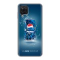 Дизайнерский силиконовый чехол для Samsung Galaxy A12 Pepsi