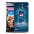 Дизайнерский пластиковый чехол для Huawei Ascend P1 Pepsi