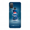 Дизайнерский силиконовый чехол для Alcatel 3L (2021) Pepsi