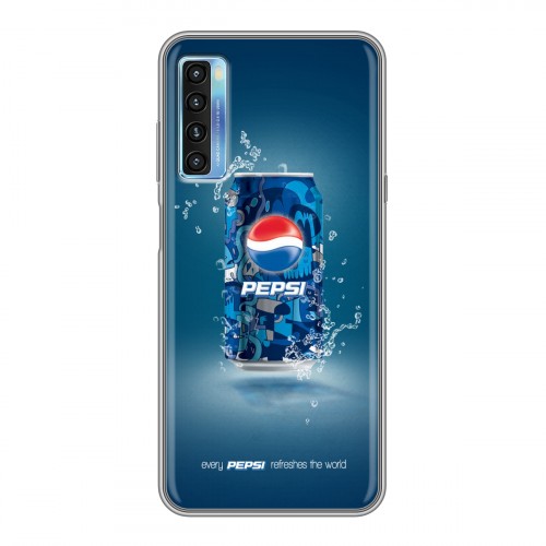 Дизайнерский силиконовый чехол для TCL 20L Pepsi