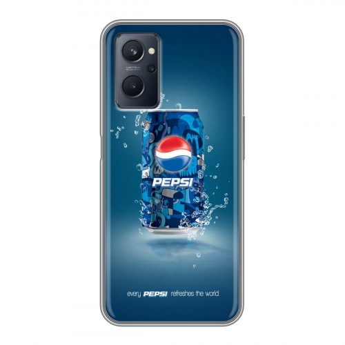 Дизайнерский силиконовый чехол для Realme 9i Pepsi