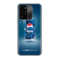 Дизайнерский силиконовый с усиленными углами чехол для Tecno Spark Go 2022 Pepsi