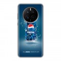 Дизайнерский силиконовый с усиленными углами чехол для Huawei Mate 50 Pepsi