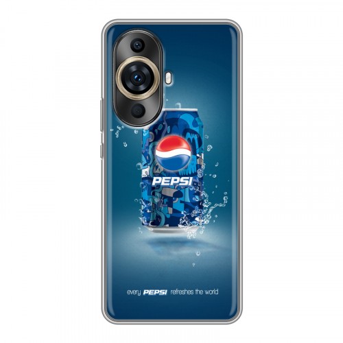 Дизайнерский силиконовый чехол для Huawei Nova 11 Pro Pepsi