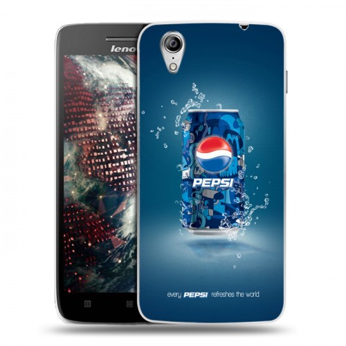 Дизайнерский пластиковый чехол для Lenovo Vibe X Pepsi