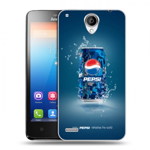 Дизайнерский пластиковый чехол для Lenovo S890 Pepsi