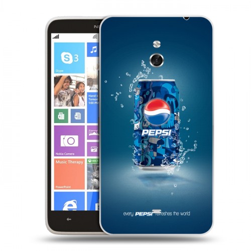 Дизайнерский пластиковый чехол для Nokia Lumia 1320 Pepsi