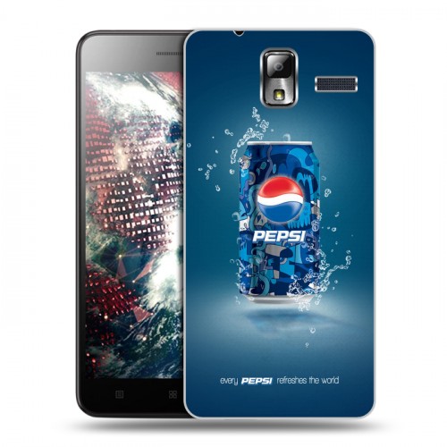 Дизайнерский силиконовый чехол для Lenovo S580 Ideaphone Pepsi