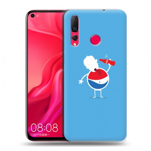 Дизайнерский пластиковый чехол для Huawei Nova 4 Pepsi