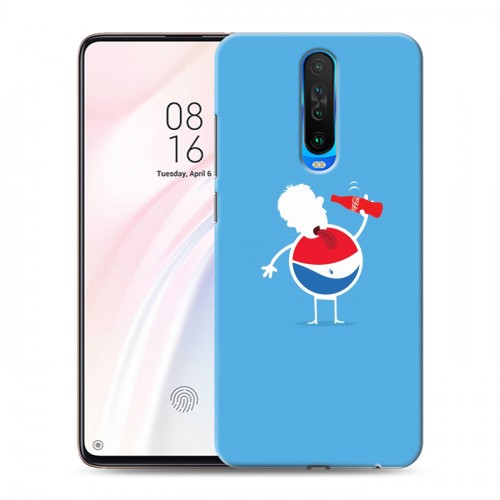 Дизайнерский пластиковый чехол для Xiaomi RedMi K30 Pepsi