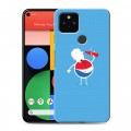 Дизайнерский пластиковый чехол для Google Pixel 5 Pepsi