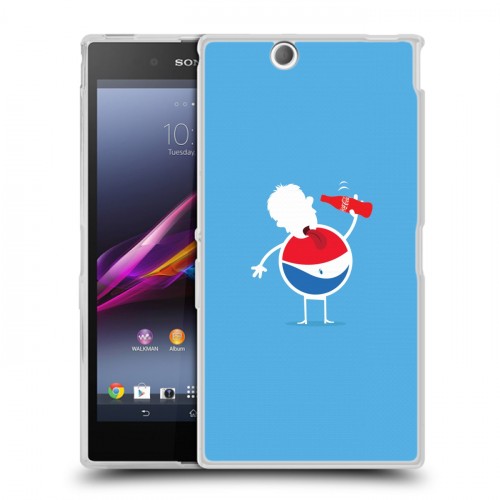 Дизайнерский пластиковый чехол для Sony Xperia Z Ultra  Pepsi