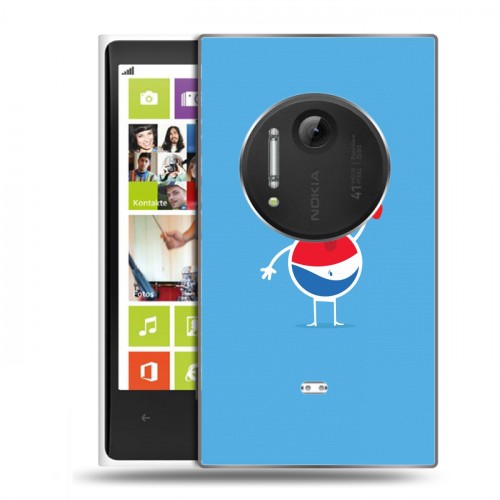 Дизайнерский силиконовый чехол для Nokia Lumia 1020 Pepsi