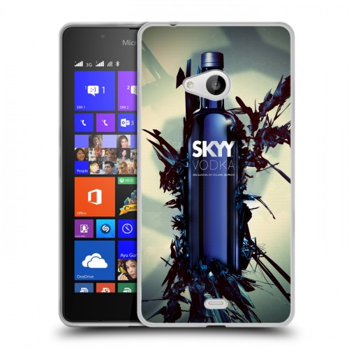 Дизайнерский пластиковый чехол для Microsoft Lumia 540 Skyy Vodka