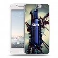 Дизайнерский пластиковый чехол для HTC One A9 Skyy Vodka