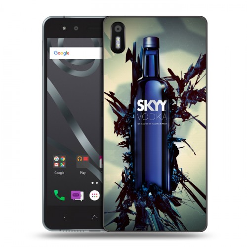 Дизайнерский пластиковый чехол для BQ Aquaris X5 Skyy Vodka