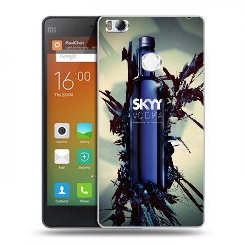 Дизайнерский силиконовый чехол для Xiaomi Mi4S Skyy Vodka