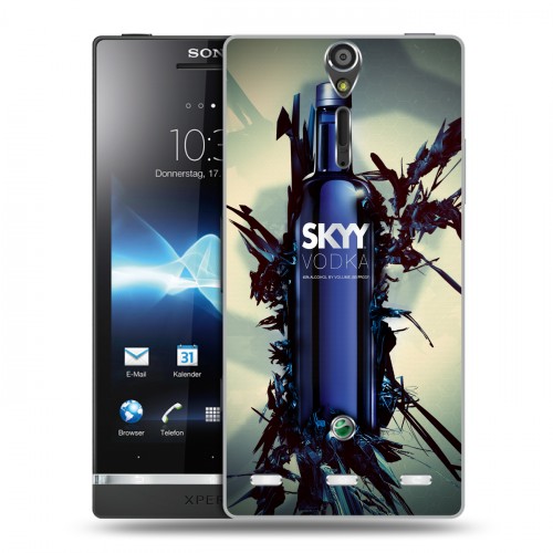 Дизайнерский пластиковый чехол для Sony Xperia S Skyy Vodka