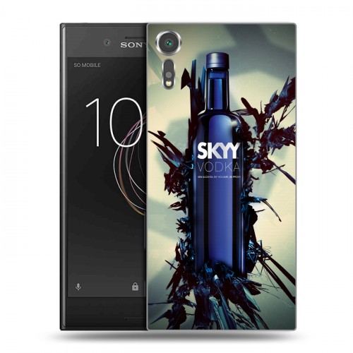 Дизайнерский пластиковый чехол для Sony Xperia XZs Skyy Vodka