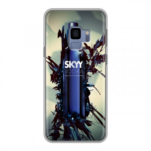 Дизайнерский пластиковый чехол для Samsung Galaxy S9 Skyy Vodka