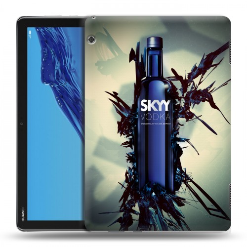 Дизайнерский силиконовый чехол для Huawei MediaPad T5 Skyy Vodka
