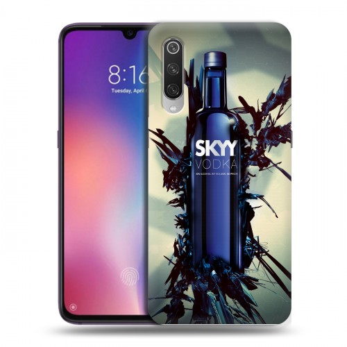 Дизайнерский силиконовый с усиленными углами чехол для Xiaomi Mi9 Skyy Vodka