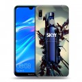 Дизайнерский пластиковый чехол для Huawei Y6 (2019) Skyy Vodka