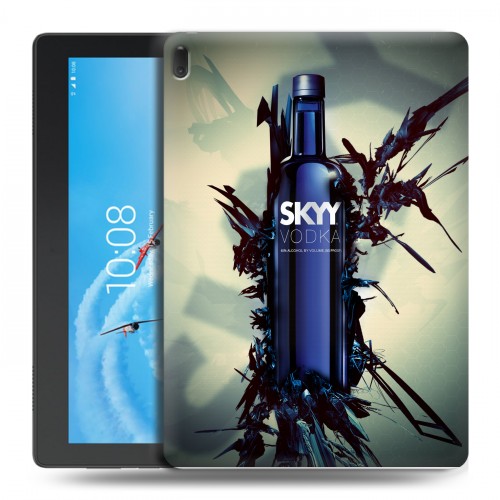 Дизайнерский силиконовый чехол для Lenovo Tab E10 Skyy Vodka