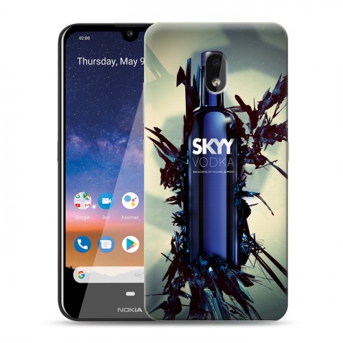 Дизайнерский силиконовый чехол для Nokia 2.2 Skyy Vodka