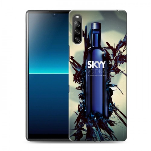 Дизайнерский силиконовый с усиленными углами чехол для Sony Xperia L4 Skyy Vodka