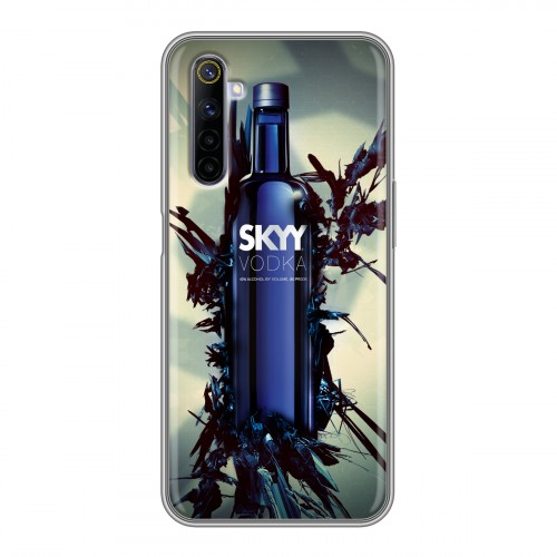 Дизайнерский силиконовый чехол для Realme 6 Skyy Vodka