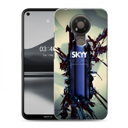 Дизайнерский силиконовый чехол для Nokia 3.4 Skyy Vodka