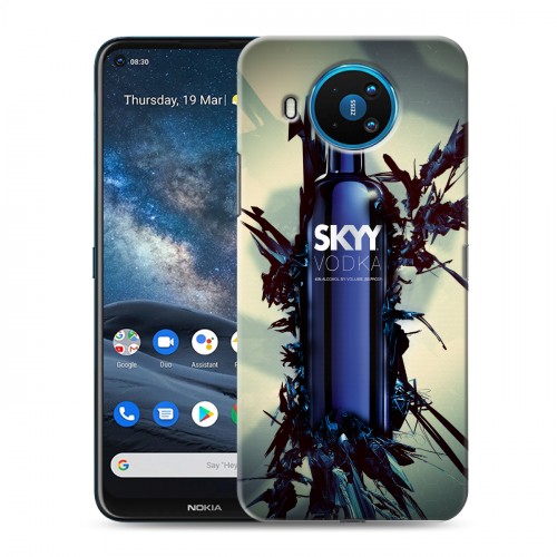 Дизайнерский силиконовый чехол для Nokia 8.3 Skyy Vodka