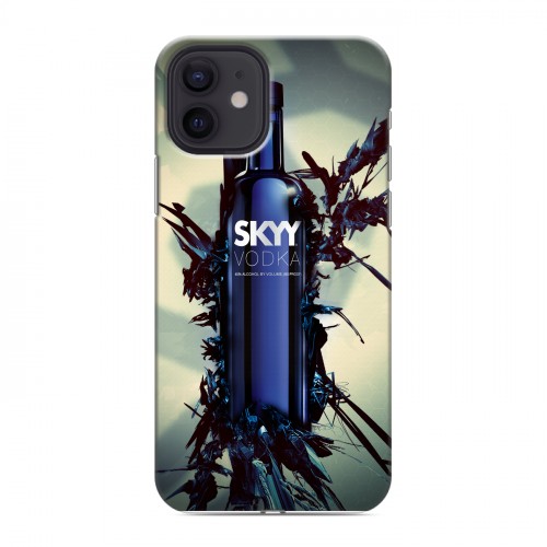 Дизайнерский силиконовый чехол для Iphone 12 Skyy Vodka