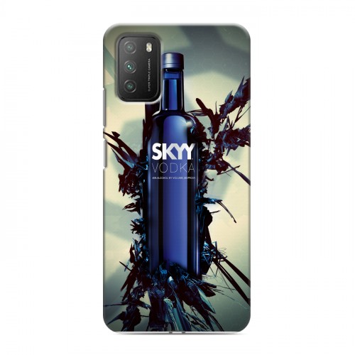 Дизайнерский пластиковый чехол для Xiaomi Poco M3 Skyy Vodka