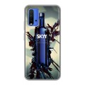 Дизайнерский силиконовый чехол для Xiaomi RedMi 9T Skyy Vodka