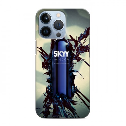 Дизайнерский силиконовый чехол для Iphone 13 Pro Skyy Vodka