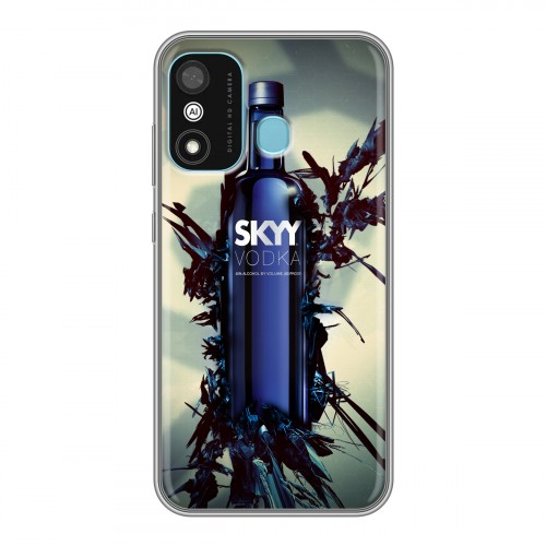 Дизайнерский силиконовый чехол для Itel A27 Skyy Vodka