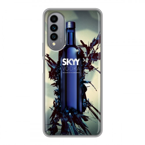 Дизайнерский силиконовый чехол для Wiko T50 Skyy Vodka