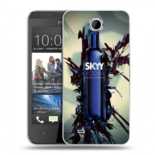 Дизайнерский пластиковый чехол для HTC Desire 300 Skyy Vodka