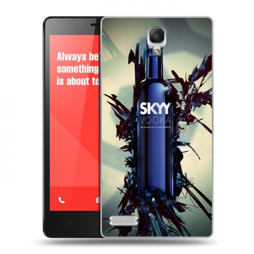 Дизайнерский силиконовый чехол для Xiaomi RedMi Note Skyy Vodka