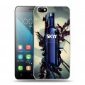 Дизайнерский пластиковый чехол для Huawei Honor 4X Skyy Vodka