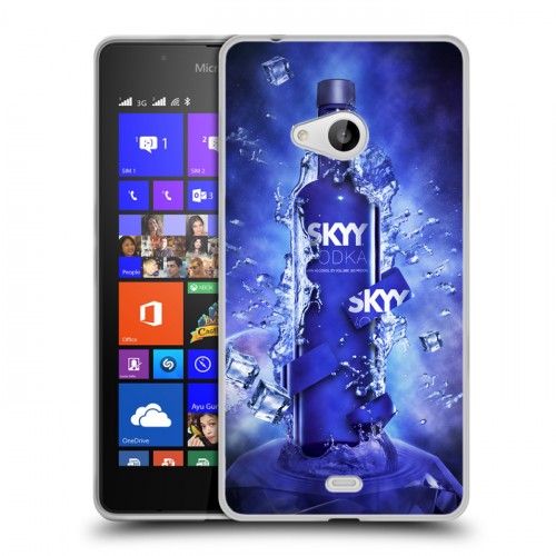 Дизайнерский пластиковый чехол для Microsoft Lumia 540 Skyy Vodka