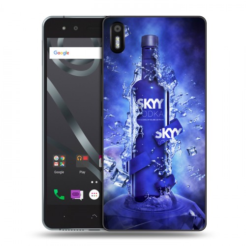 Дизайнерский пластиковый чехол для BQ Aquaris X5 Skyy Vodka