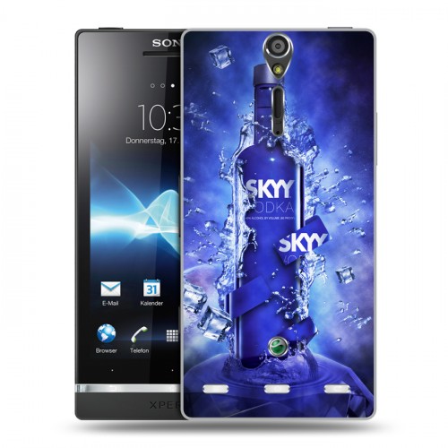 Дизайнерский пластиковый чехол для Sony Xperia S Skyy Vodka