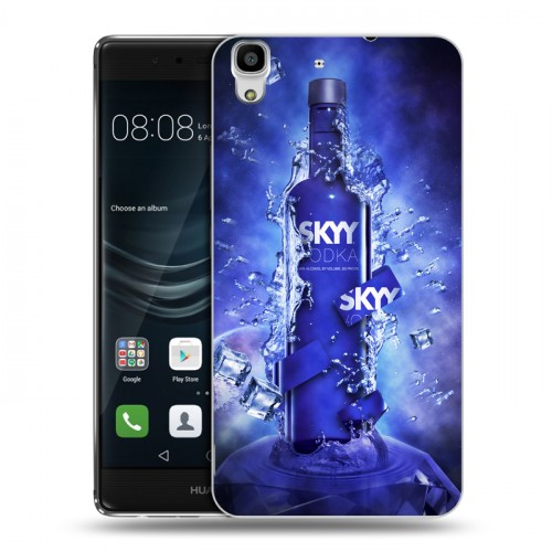 Дизайнерский пластиковый чехол для Huawei Y6II Skyy Vodka