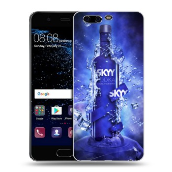 Дизайнерский силиконовый чехол для Huawei P10 Plus Skyy Vodka (на заказ)