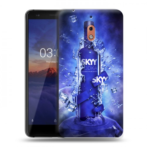 Дизайнерский силиконовый чехол для Nokia 2.1 Skyy Vodka